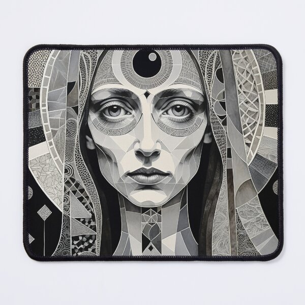Item preview, Black & White Abstract Vintage Zentangle Art designed and sold by Witty Shirts.