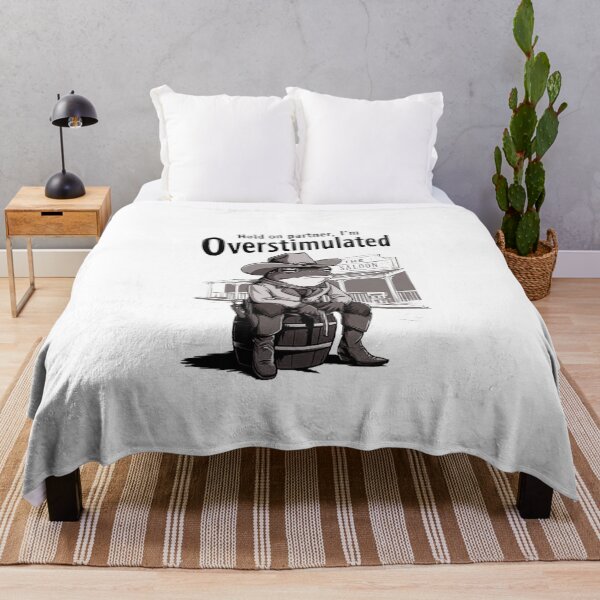 Item preview, Overstimulated Frog Cowboy - Quirky Wild West Humor designed and sold by love3617.