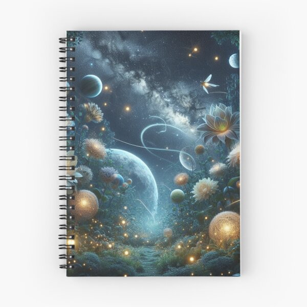 Item preview, Astral flowers and greenery designed and sold by Dominika Farkašová.