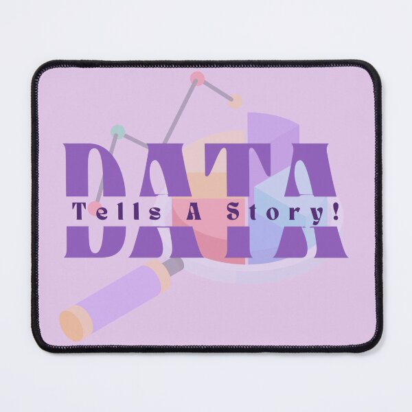 Item preview, Data tells a story - Data science designs for data scientists and data analysts designed and sold by ScientistArtist.