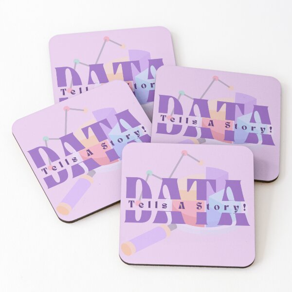 Item preview, Data tells a story - Data science designs for data scientists and data analysts designed and sold by ScientistArtist.