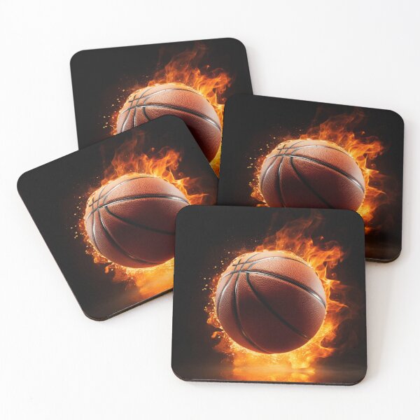 Item preview, Basketball. Ball on fire. Sports art. designed and sold by GiriaGallery.