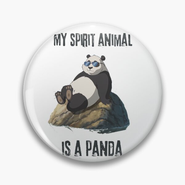 Item preview, My spirit animal is a panda! designed and sold by PandasticPL.