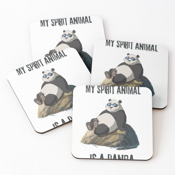 Item preview, My spirit animal is a panda! designed and sold by PandasticPL.