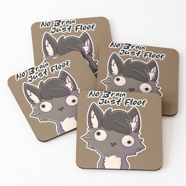 Item preview, "no brain, just floof" designed and sold by Lufu-und-Aruna.
