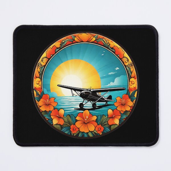 Item preview, Sunset Hawaii Aeroplane by The Ocean with Orchids designed and sold by NautiChic.