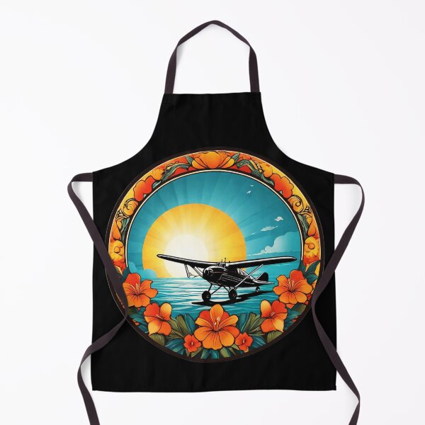 Item preview, Sunset Hawaii Aeroplane by The Ocean with Orchids designed and sold by NautiChic.