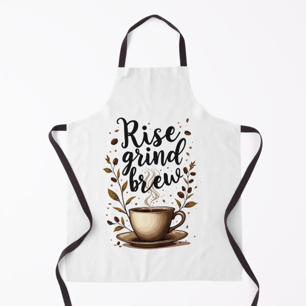 Item preview, Rise, Grind, Brew – Fuel Your Day with Coffee designed and sold by PixelCraftBD.