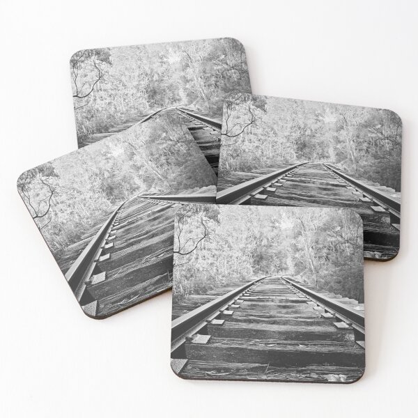 Item preview, Pemberton Tramway in black & white designed and sold by bluegumleaf.