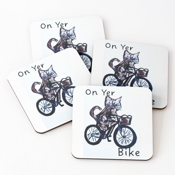 Item preview, Cat On Yer Bike  designed and sold by SJHorsfall.