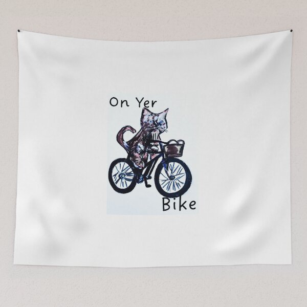 Item preview, Cat On Yer Bike  designed and sold by SJHorsfall.