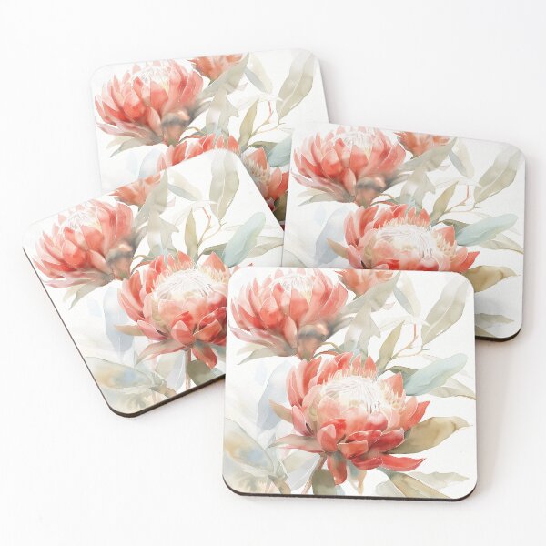 Item preview, Australian Waratah on stems designed and sold by DariyaDell.