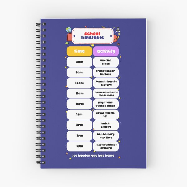 Item preview, school timetable meme designed and sold by dogfish-art.