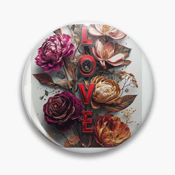 Item preview, "Love in Bloom: Elegant Floral Art for Your Home" designed and sold by Selinepop.
