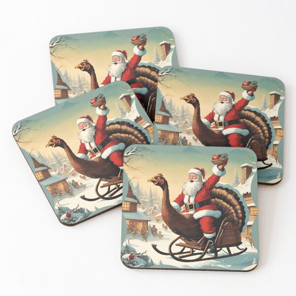Item preview, Santa and Turkey's Amazing Winter Adventure designed and sold by Diclebaybas.