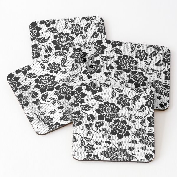 Item preview, BEAUTIFUL BLACK LACE, LACE FLOWERS designed and sold by larissa-myrie.