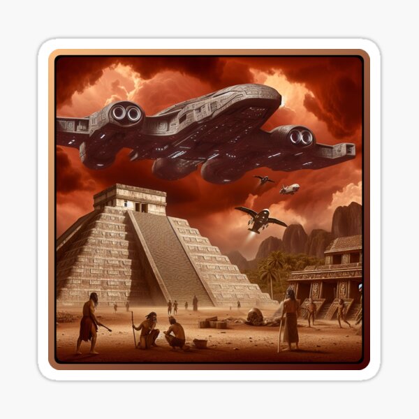 Artikel-Vorschau von Maya trifft UFO, designt und verkauft von Kobeko.