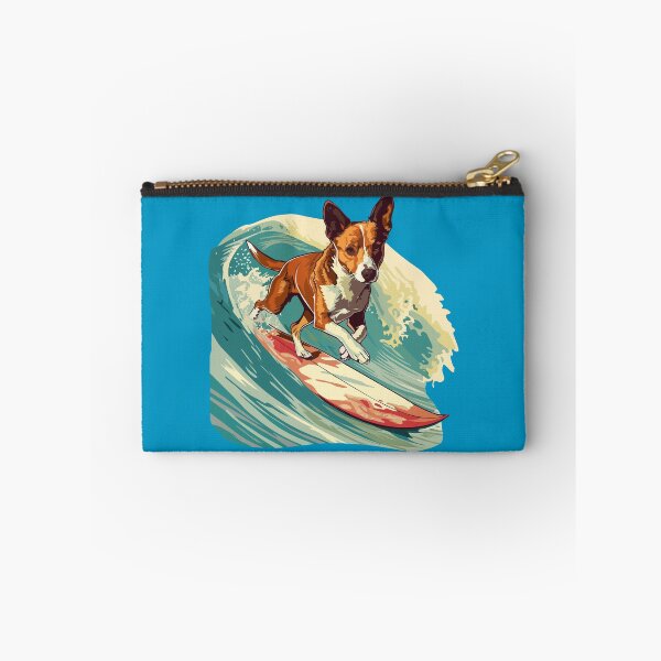 Item preview, Surfing Basenji designed and sold by VelvetRoom.
