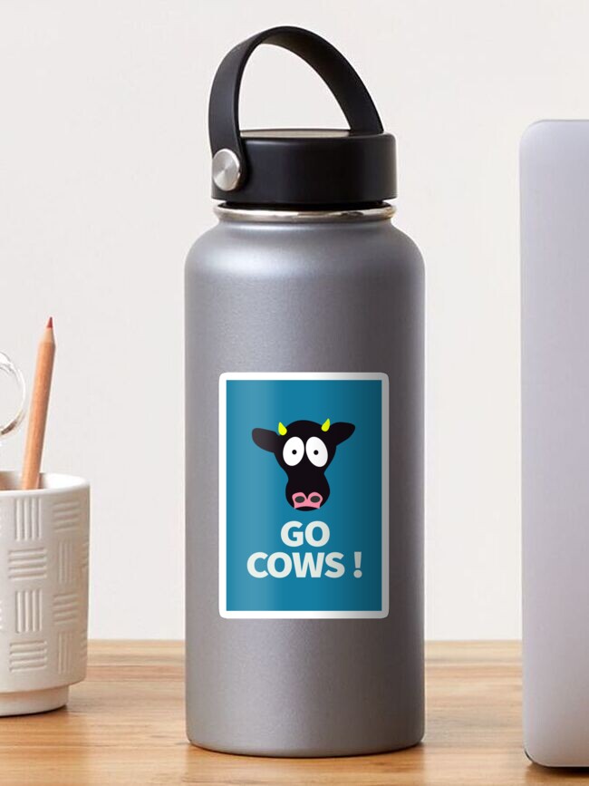 Go Cows Poster Principal's Office Version With Background