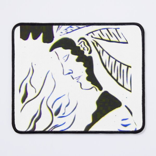 Item preview, A chief looks into the fire designed and sold by ZoffArt-Shop.