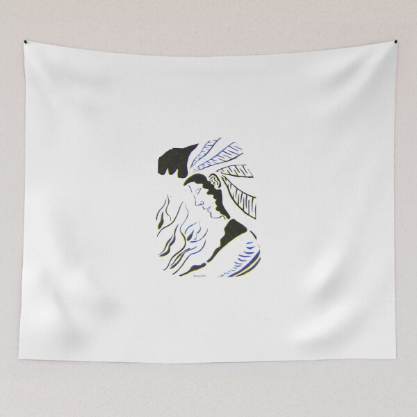Item preview, A chief looks into the fire designed and sold by ZoffArt-Shop.