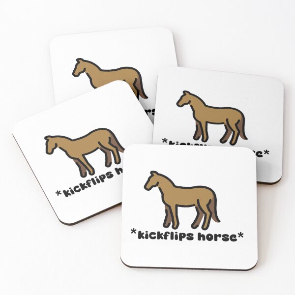 Item preview, kickflips horse designed and sold by dogfish-art.