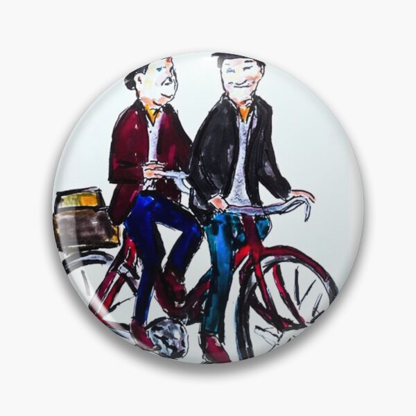 Item preview, Laurel & Hardy On Yer Bike  designed and sold by SJHorsfall.
