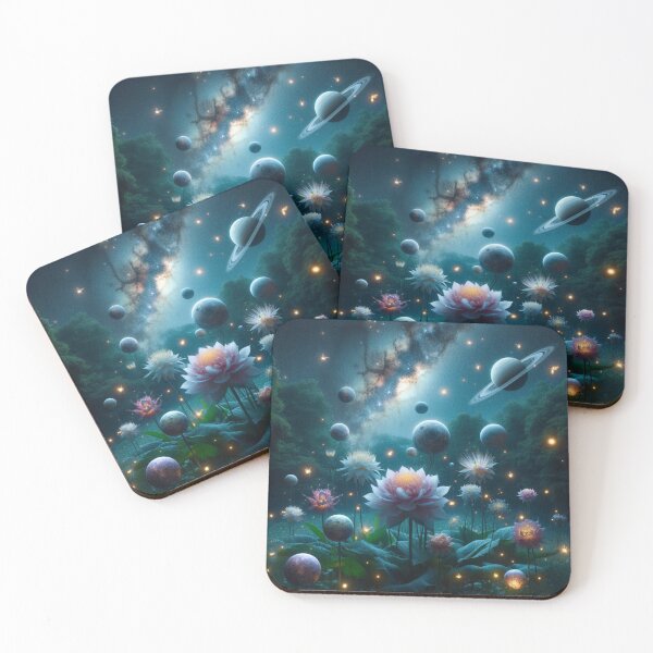 Item preview, lush greenery nightscape designed and sold by Dominika Farkašová.