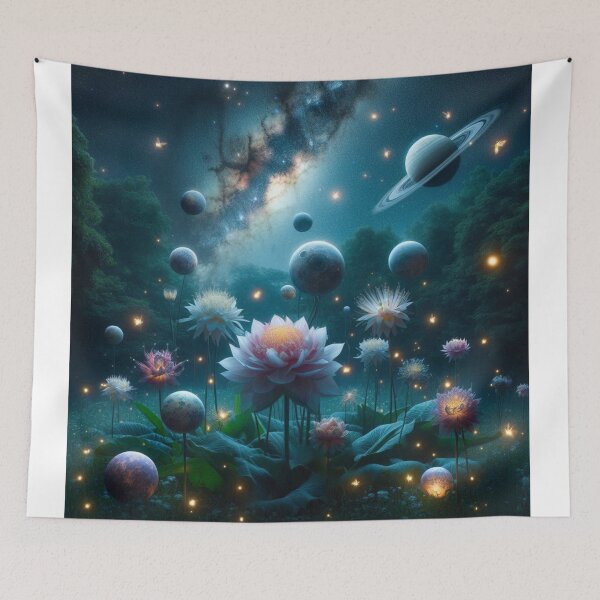Item preview, lush greenery nightscape designed and sold by Dominika Farkašová.
