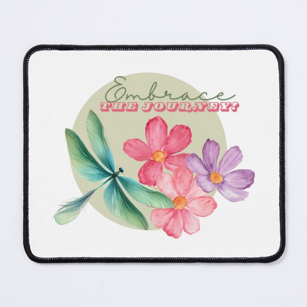 Item preview, Embrace the Journey - Dragonfly & Floral Art designed and sold by Joannedamselfly.