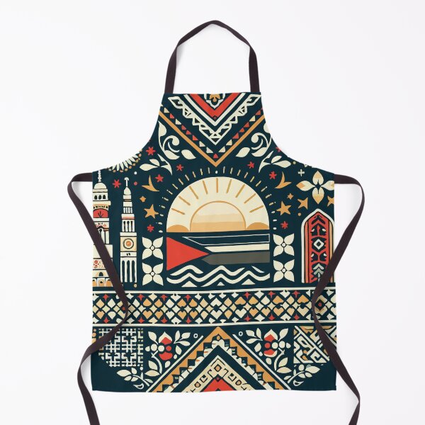 Item preview, palestinian symbol and flag embroidery patterns tatreez tahriri designed and sold by Slice Of Seed.