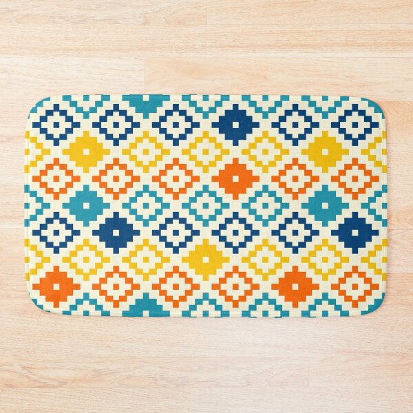 Item preview, Simple colorful pixel Aztec diamonds designed and sold by Dana Du.