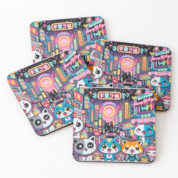 Item preview, Neon Neko City designed and sold by Teepographystore.