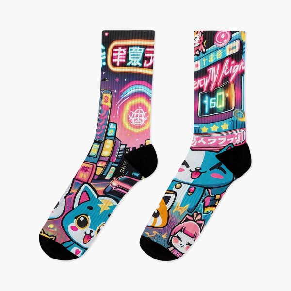 Item preview, Neon Neko City designed and sold by Teepographystore.