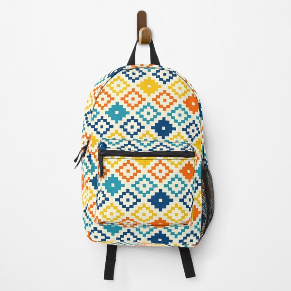 Item preview, Simple colorful pixel Aztec diamonds designed and sold by Dana Du.