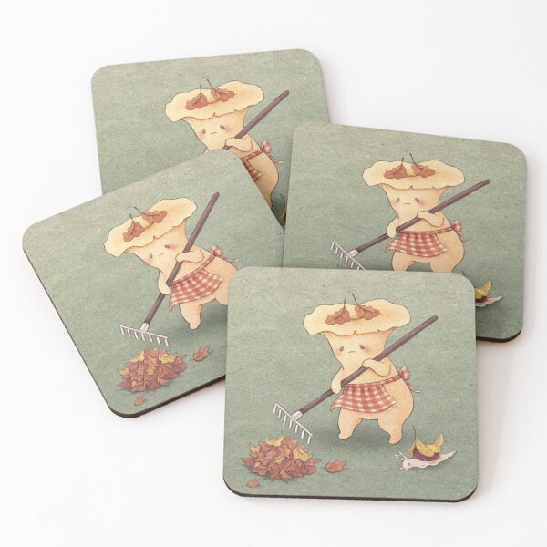 Item preview, Autumn Leaves - Raking Mushroom designed and sold by Fairydrop.