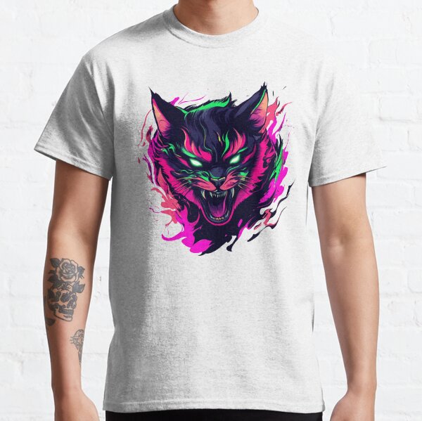 Item preview, Angry Cat Devil Puma Multicolor designed and sold by VivaVibeStyle.