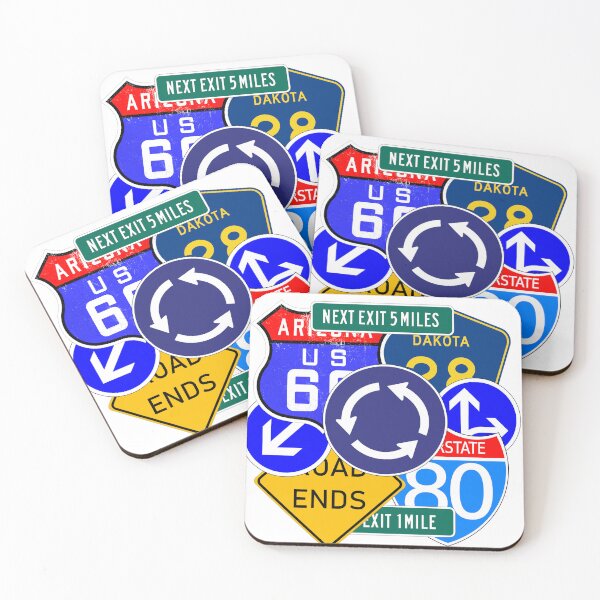 Item preview, Road Signs - Route designed and sold by TravelAddicts.