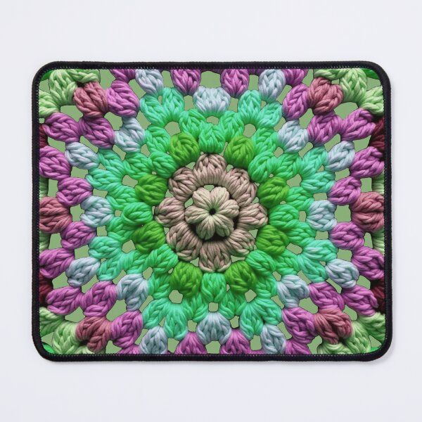 Item preview, Granny Square Crochet Pattern Seventies Retro 6 designed and sold by taiche.