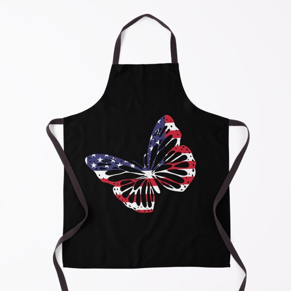 Item preview, Butterfly in usa flag pattern designed and sold by Designfs.