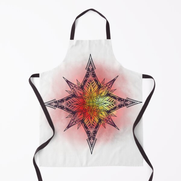 Item preview, Black luminous star mandala designed and sold by Maeyy.