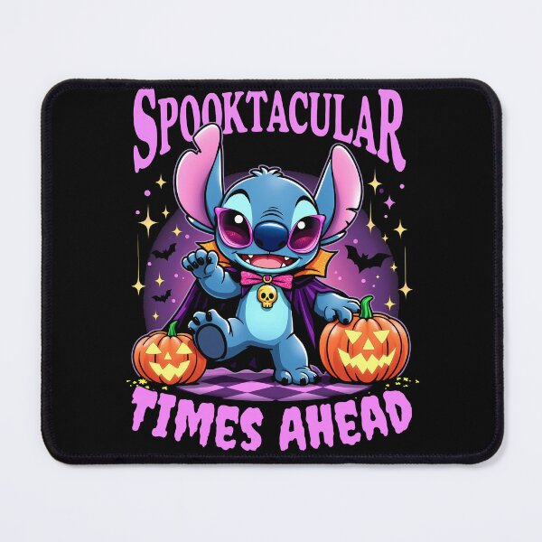 Item preview, Halloween Stitch wishes "Spooktacular Times Ahead" A Halloween Funny designed and sold by TheInkyOwl-TIO.