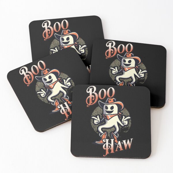 Item preview, Funny Cowboy Ghost Says Boo Haw Halloween designed and sold by LuminOrb.