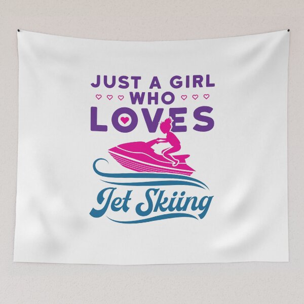 Item preview, Just a Girl Who Loves Jet Skiing designed and sold by jaygo.