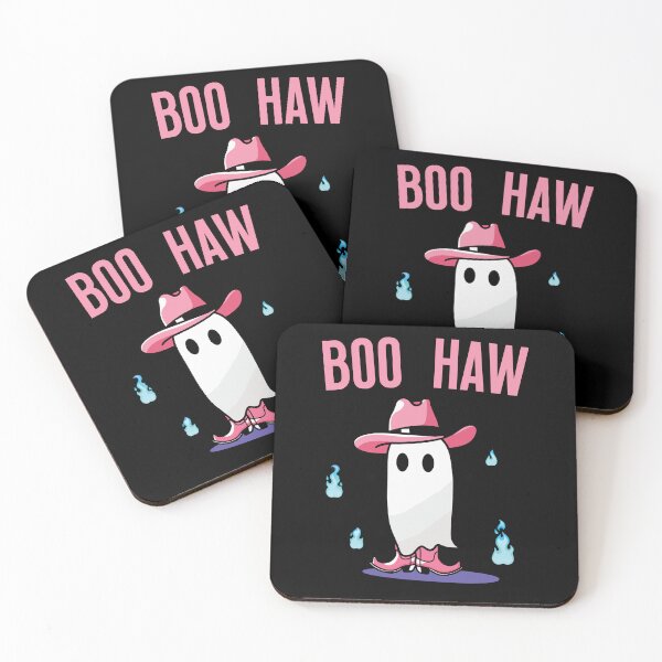 Item preview, Cute Cowboy Ghost Says Boo Haw designed and sold by LuminOrb.