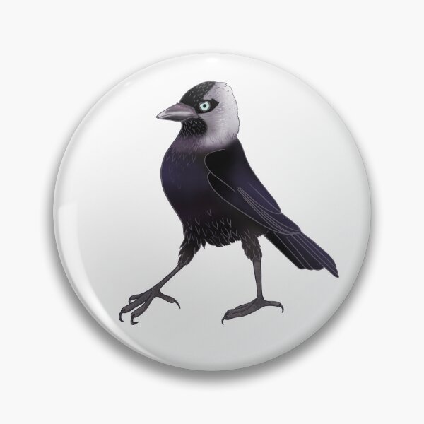 Item preview, Eurasian Jackdaw walking  designed and sold by Naty Design Prague.