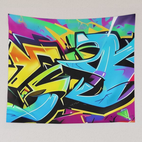 Item preview, Vibrant Graffiti Wall Art for Modern Decor | 324 designed and sold by City Graffix Design Co..