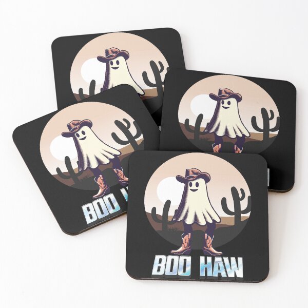 Item preview, Funny Cowboy Ghost Says Boo Haw designed and sold by LuminOrb.