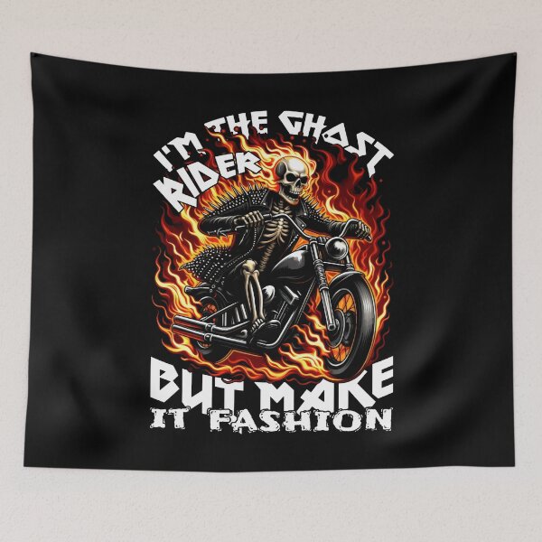 Item preview, I'M THE GHOST RIDER, BUT MAKE IT FASHION: Inferno Chic designed and sold by SplashTastic.