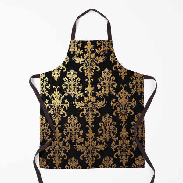 Item preview, Black & Gold Damask designed and sold by DesignsByPrnces.